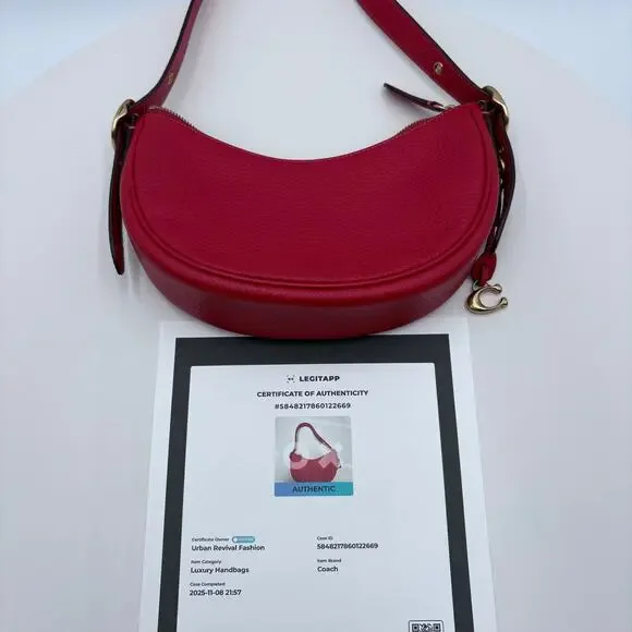 Coach Signature Hobo Shoulder Bag , Authenticated Pre-Owned Luxury - Picture 2 of 9